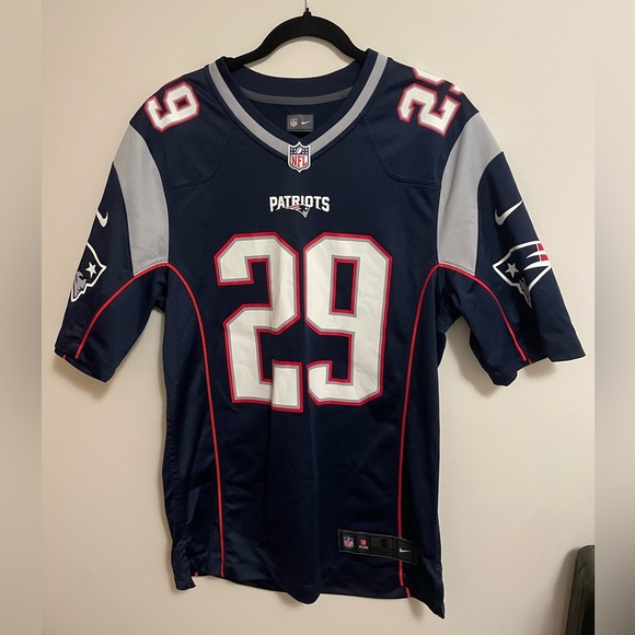 NIKE-LeGuerette Blount, Navy New England Patriots Game Retired Player Jersey - Picture 2 of 5